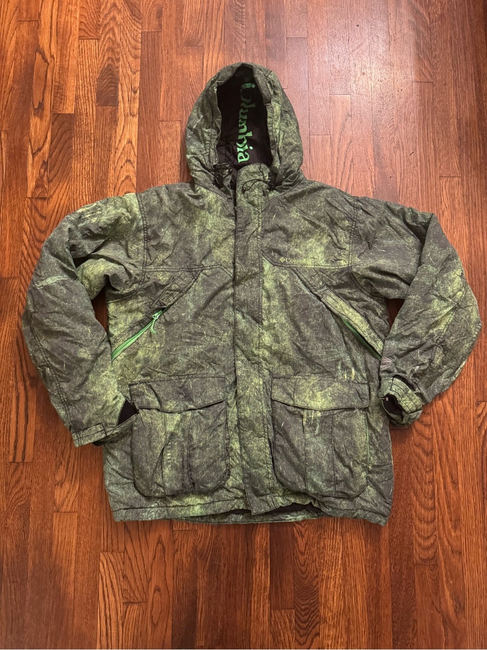 Vintage COLUMBIA OMNI-TECH SKI SNOWBOARD JACKET MENS LARGE